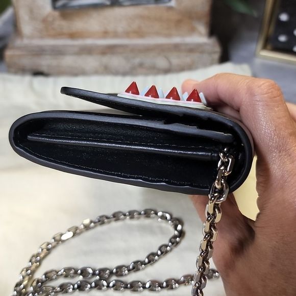 Fendi Mini studded crossbody bag/ wallet/ wristlet - Picture 6 of 14